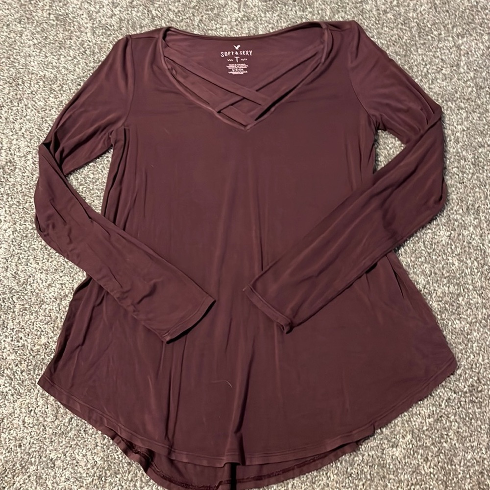 Plum sweater